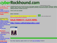 Tablet Screenshot of cyberrockhound.com